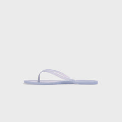 Black Suede Studio Crystal Sandal - Baby Blue