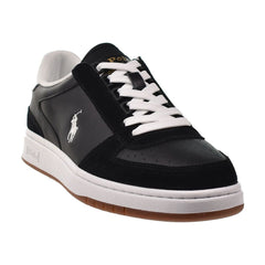 Polo Ralph Lauren Court Suede/Leather Men's Shoes Black 809834463-001