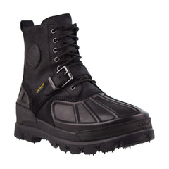 Polo Ralph Lauren Oslo High Leather Men's Nubuck Boot Black