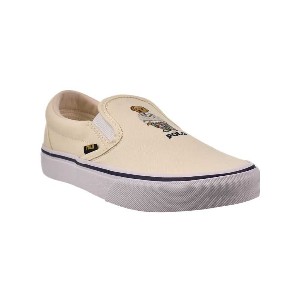 Polo Ralph Lauren Keaton Men's Slip-on Shoes Chic Cream 816892927-002