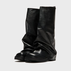 The Attico Robin Combat Boot - Black