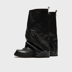 The Attico Robin Combat Boot - Black