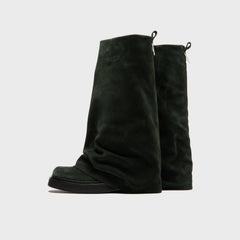 The Attico Robin Combat Boot - Moss