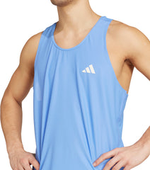 adidas Own The Run Mens Running Vest - Blue