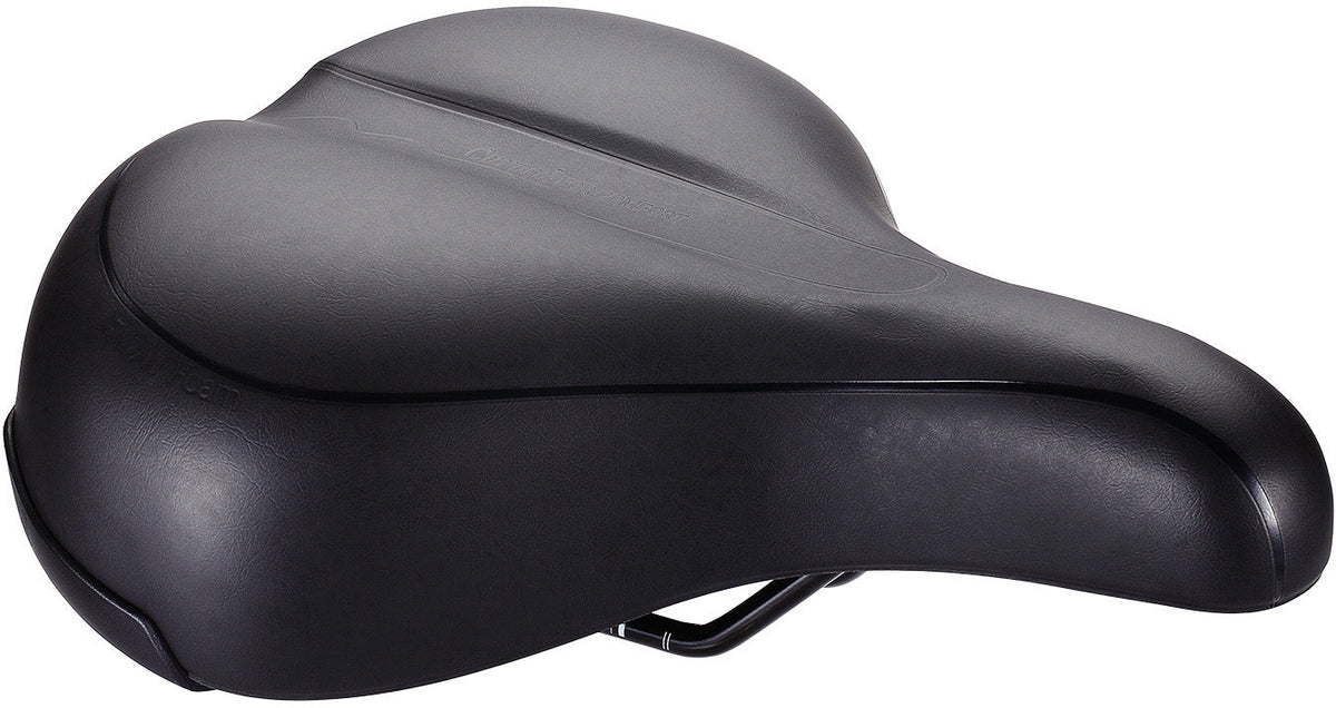 BBB Meander Upright Cycling Saddle - Black