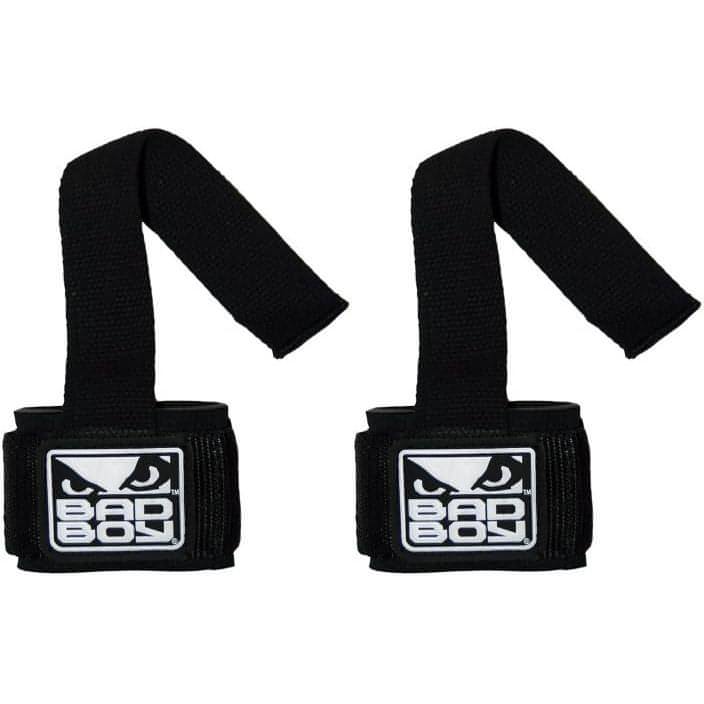 Bad Boy Deluxe Pin Hook Weightlifting Strap - Black