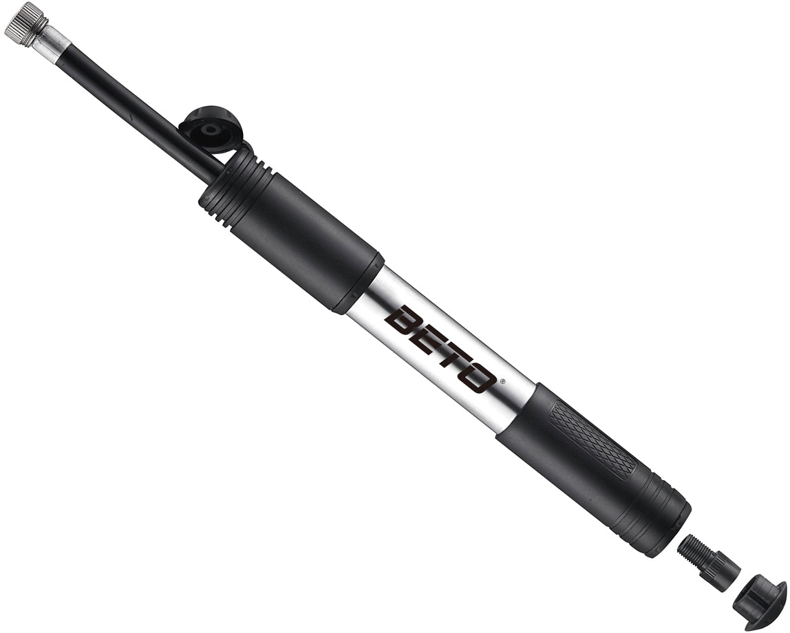 Beto Fly 1-Way Alloy Mini Pump - Silver