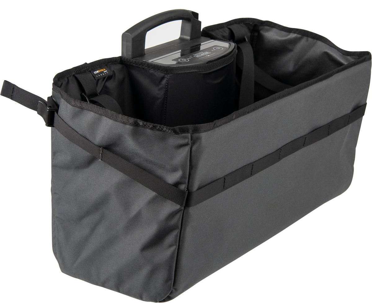 Brompton Electric Basket Bag - Grey