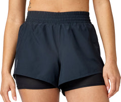 Brooks Dash 2 in 1 Womens Running Shorts - Black