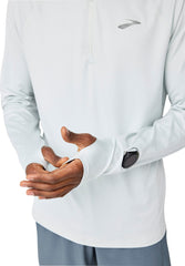 Brooks Dash 3.0 Half Zip Long Sleeve Mens Running Top - Grey