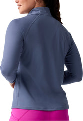 Brooks Dash 3.0 Half Zip Long Sleeve Womens Running Top - Blue