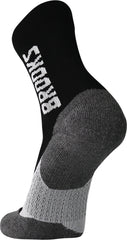 Brooks Ghost Crew Running Socks - Black