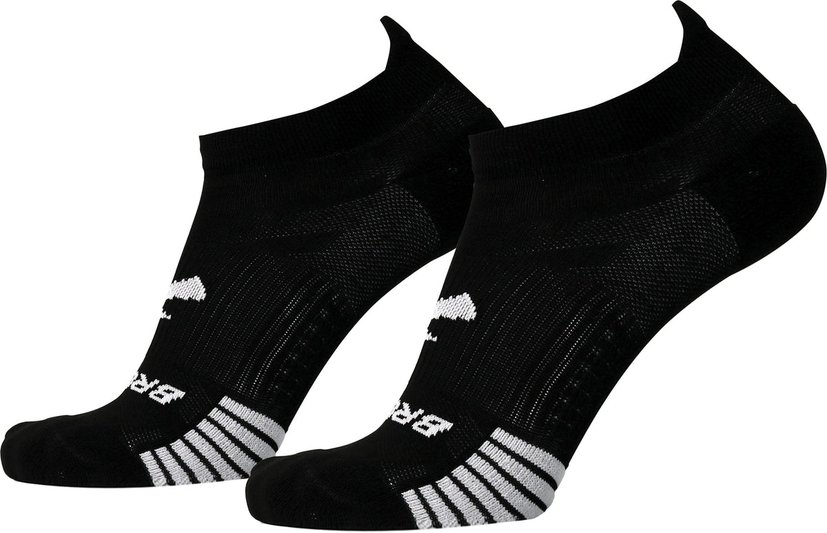 Brooks Ghost Lite No Show (2 Pack) Running Socks - Black