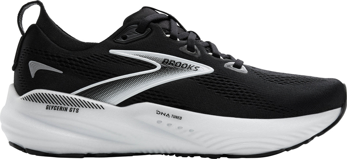 Brooks Glycerin GTS 22 WIDE FIT Womens Running Shoes - Black