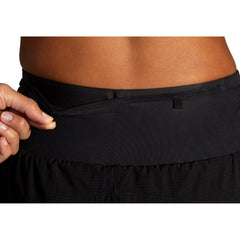 Brooks 3 Inch High Point 2.0 2 in 1 Womens Running Shorts - Black