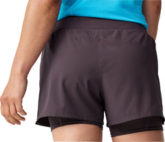 Brooks 3 Inch High Point 2.0 2 in 1 Womens Running Shorts - Grey