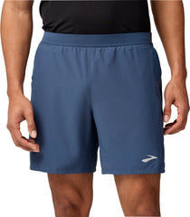 Brooks 7 Inch Journey 2 In 1 Mens Running Shorts - Blue