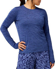 Brooks Luxe Long Sleeve Womens Running Top - Blue