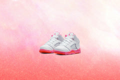 Jordan 5 Retro (TD) - White/Pinksicle/Safety Orange