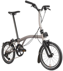Brompton T Line 4-Speed Folding Bike - Titanium