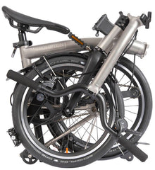 Brompton T Line 4-Speed Folding Bike - Titanium