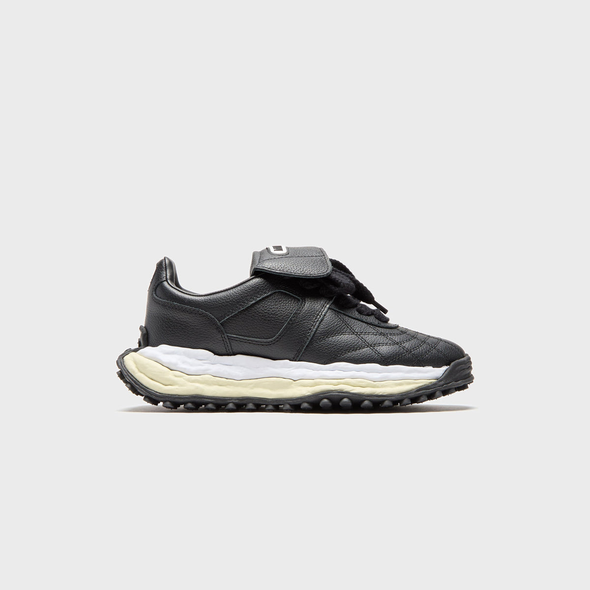 Mihara Yasuhiro Scott Original Sole Leather Low-Top Sneaker - Black