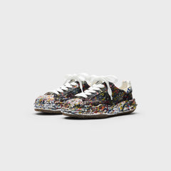 Mihara Yasuhiro Blakey Original Sole Sputtering Canvas Low Top Sneaker - Black