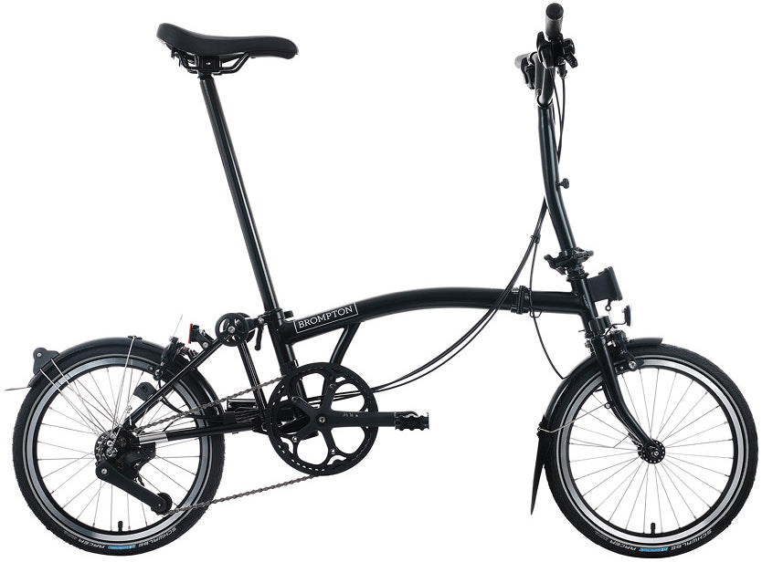 Brompton C Line 12-Speed Folding Bike - Black