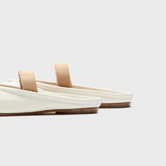 Maison Margiela Tabi Ballerina Mule Elastic Band - White