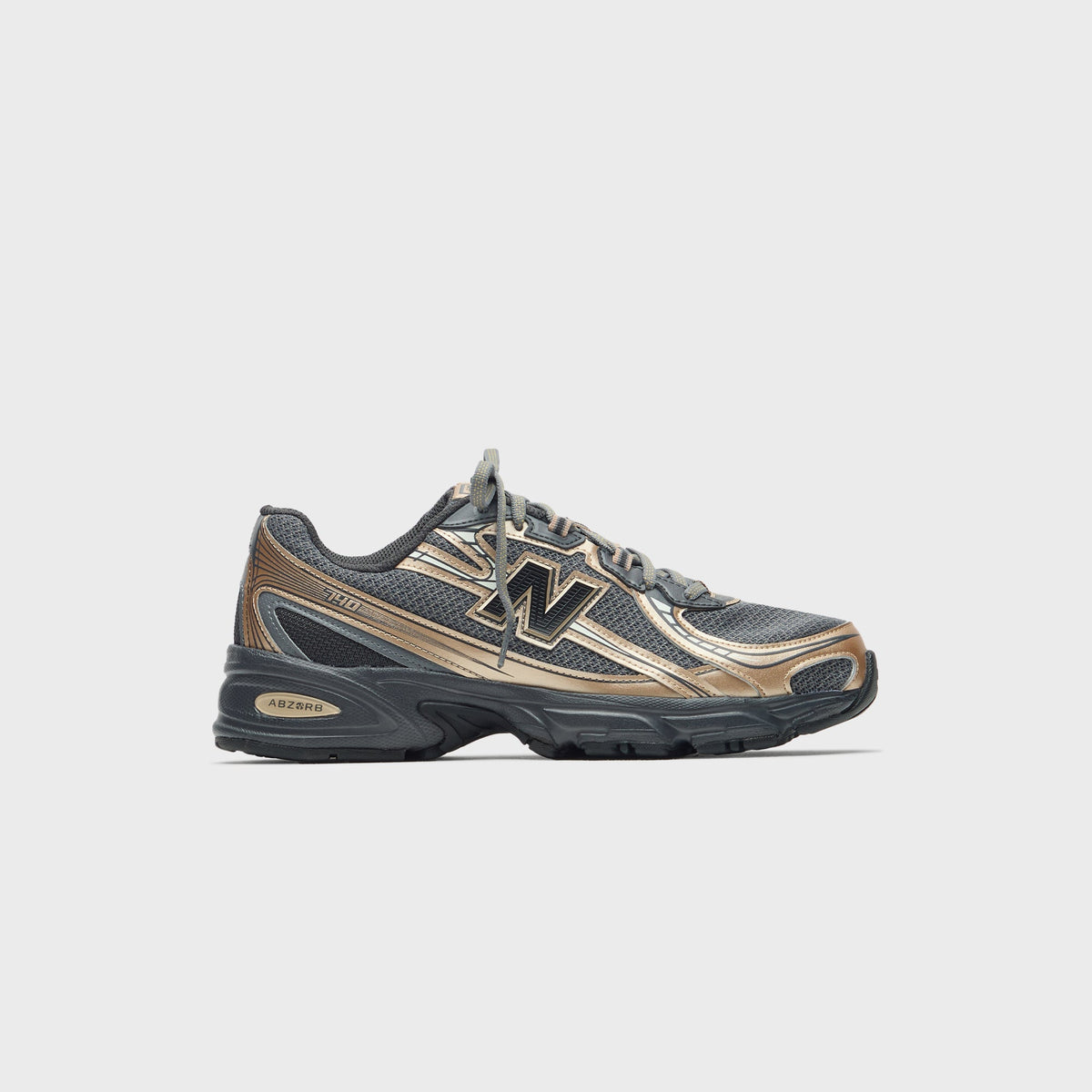 New Balance 740 - Black / Black Cement / Castlerock