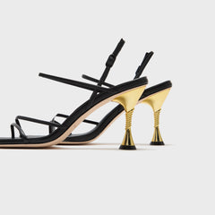 Studio Amelia Helix 90 Sandal - Black