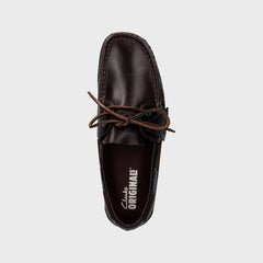 Clarks Godney Boat Shoe - Chestnut Brown
