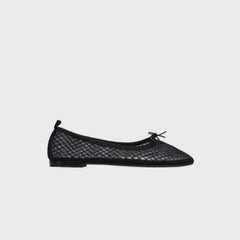 Repetto Garance Mesh Ballet Flats - Black