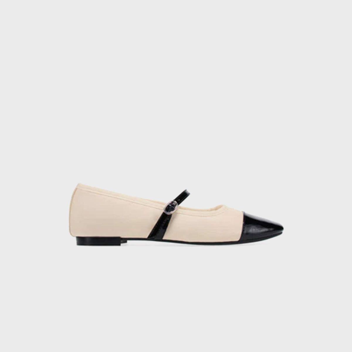 Repetto Georgiana Mary Janes - Swan Beige / Black