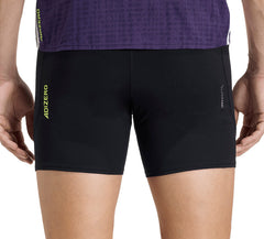 adidas Adizero Pocket 5 Inch Mens Short Running Tights - Black