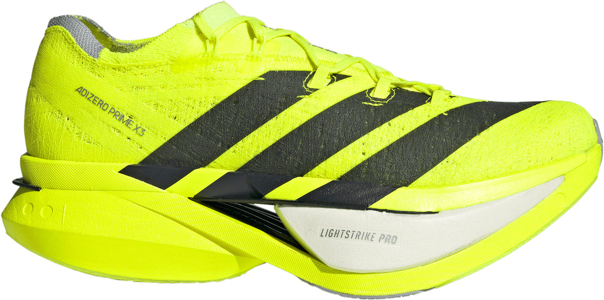 adidas Adizero Prime X3 Strung Running Shoes - Yellow