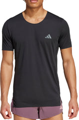 adidas Adizero Short Sleeve Mens Running Top - Black