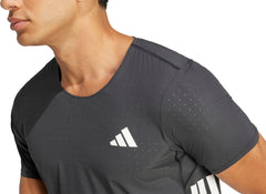 adidas Adizero Short Sleeve Mens Running Top - Black