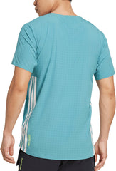 adidas Adizero Short Sleeve Mens Running Top - Green