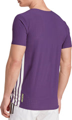 adidas Adizero Short Sleeve Mens Running Top - Purple
