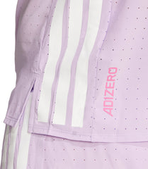 adidas Adizero Short Sleeve Womens Running Top - Purple