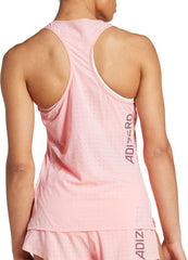 adidas Adizero Womens Running Vest Tank Top - Pink