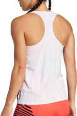 adidas Adizero Womens Running Vest Tank Top - White