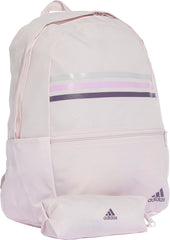 adidas Classic Horizontal 3 Stripes Backpack - Pink