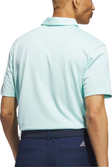 adidas Drive Heather Short Sleeve Mens Golf Polo Shirt - Green