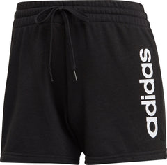 adidas Essentials Slim Logo Womens Training Shorts - Black