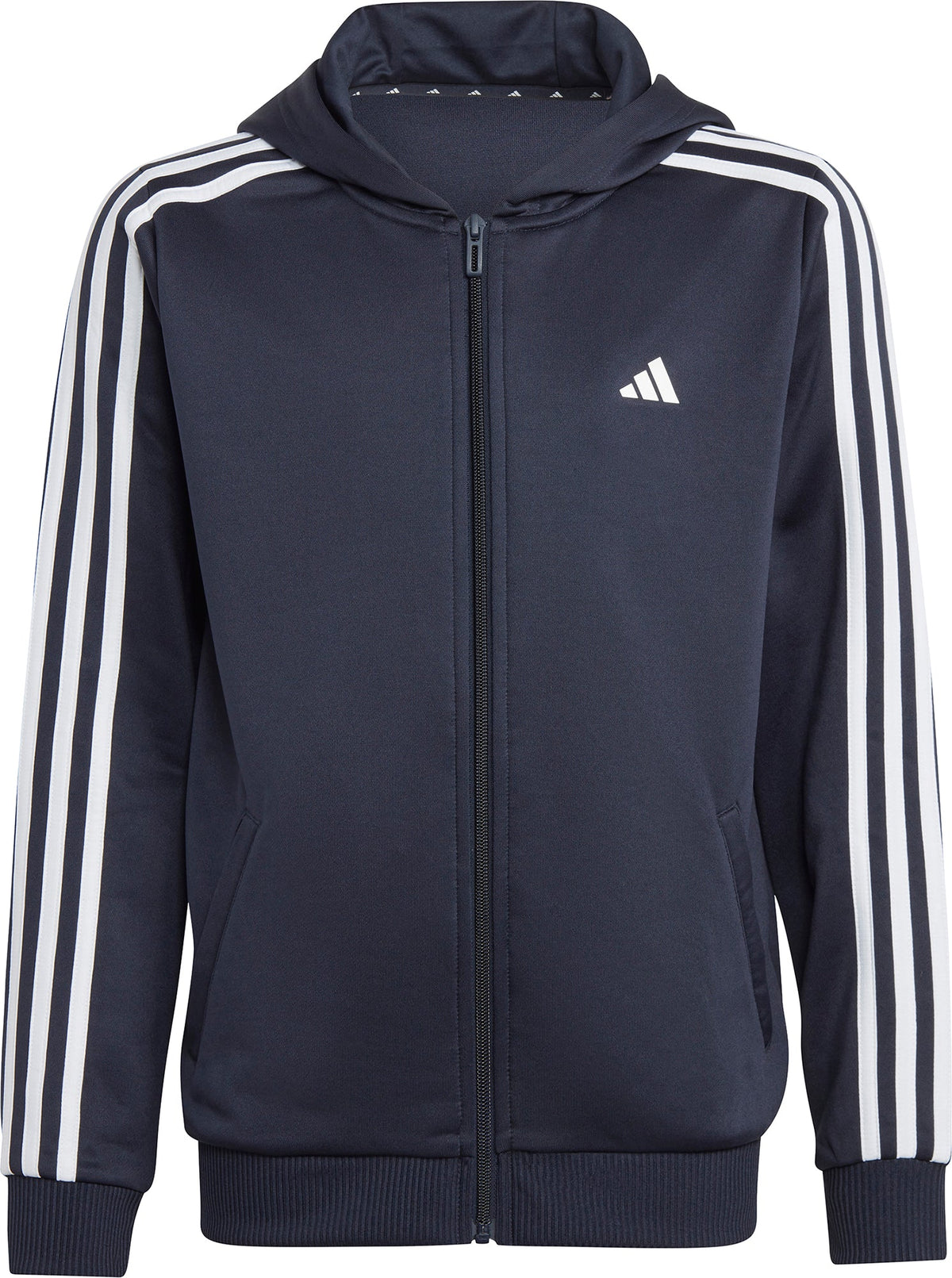 adidas Essentials AeroReady 3 Stripes Junior Training Track Jacket - Blue