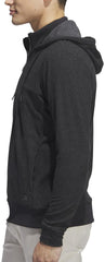 adidas Go To Quarter Zip Long Sleeve Mens Golf Hoody - Black