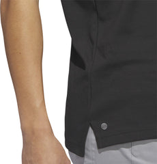 adidas Go To Pique Short Sleeve Mens Golf Polo Shirt - Black