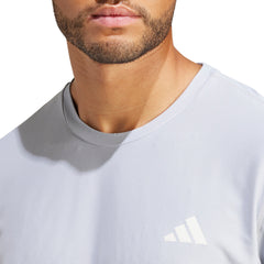 adidas Own The Run Short Sleeve Mens Running Top - Grey